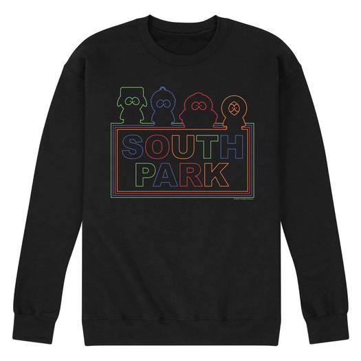 Мужской свитшот с контуром South Park Licensed Character