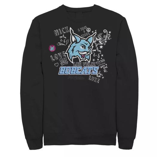 Мужской свитшот с логотипом Julie And The Phantoms Los Feliz Bobcats Licensed Character