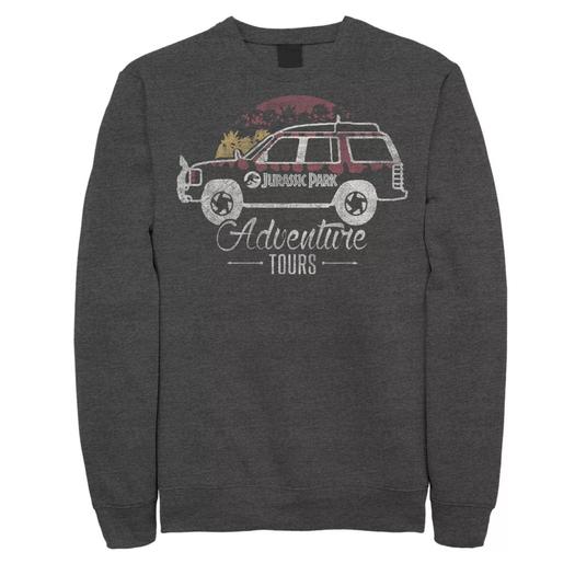 Мужской свитшот Road Trip с Парком Юрского периода Licensed Character