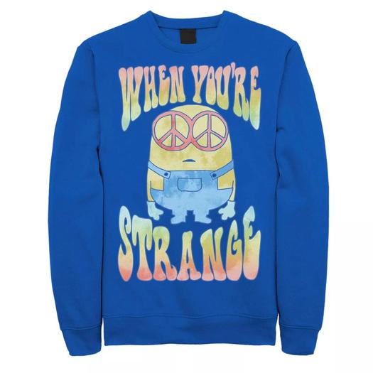 Мужской свитшот Despicable Me Minions When You're Strange Licensed Character