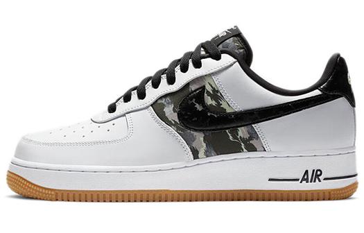 Кроссовки Nike Air Force 1 Low White Ripstop Camo Black Gum