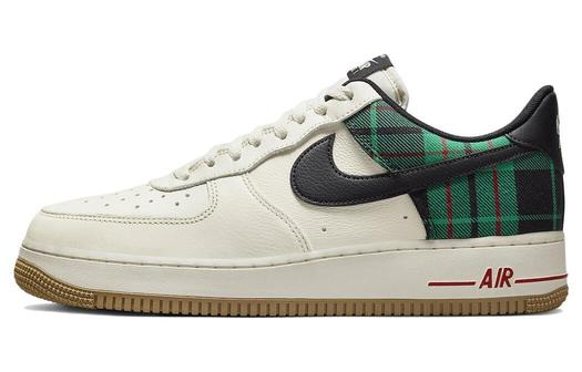 Кроссовки Nike Air Force 1 Low '07 LX, светло-бежевый/зеленый