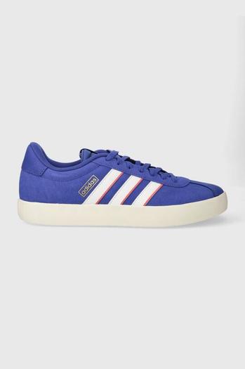 Кроссовки Adidas замшевые VL COURT adidas, синий