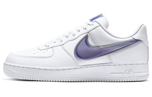 Кроссовки Nike Air Force 1 Low Oversized Swoosh White Racer Blue