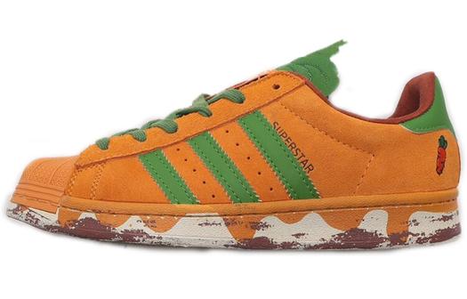 Кроссовки Adidas Originals Melting Sadness X Adidas Originals Originals Superstar Carrot 'Orange Green'