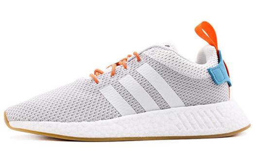 Кроссовки Adidas Originals NMD_R2 Lifestyle Unisex, светло-серый/белый