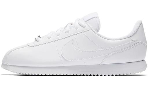 Nike Cortez Basic SL тройной белый (GS)