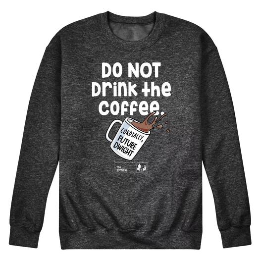 Мужской свитшот The Office Not Drink Coffee Licensed Character