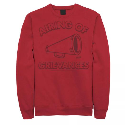 Мужской свитшот Seinfeld Festivus Airing Of Grivances Licensed Character