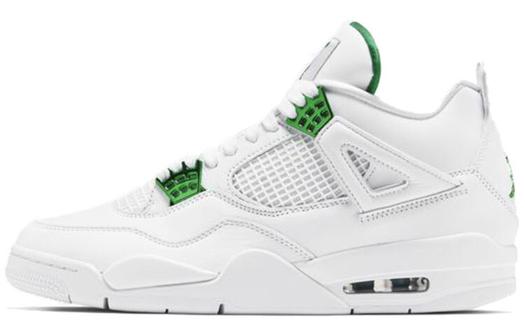 Кроссовки Jordan Air Jordan 4 Vintage Basketball Unisex, белый/зеленый