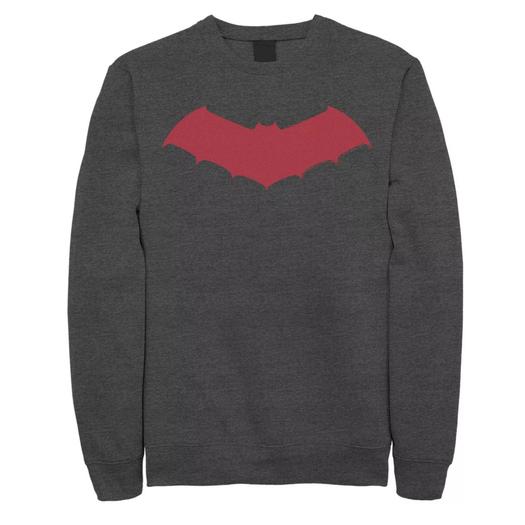 Мужской свитшот с логотипом DC Comics Batman Red Chest Licensed Character
