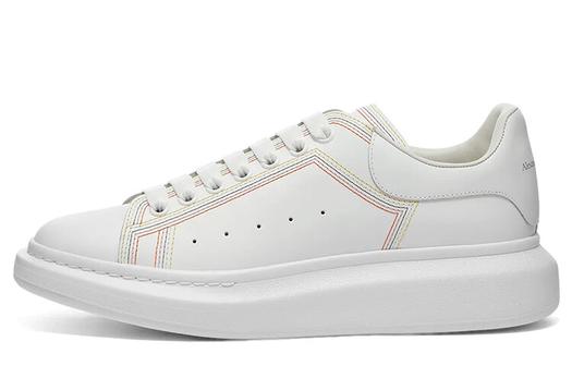 Кроссовки Alexander McQueen Oversized Embroidered White Multi