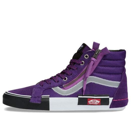 Кроссовки Vans SK8-HI Reissue CAP 'Violet Indigo/Black' Purple/Black, черный