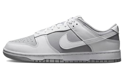 Кроссовки Nike Dunk Low Retro, белый/серый