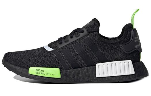 Кроссовки Adidas Originals NMD_R1 Core Black Signal Green