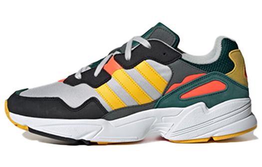 Кроссовки Adidas Originals Yung-96 Lifestyle Unisex, черный/серый/желтый