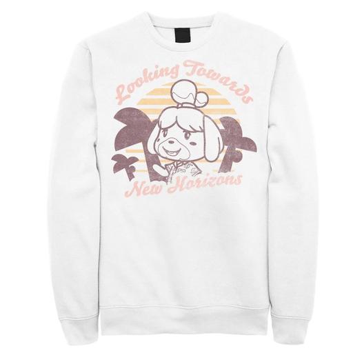Мужской свитшот Animal Crossing: New Horizons Isabelle Sunset Licensed Character
