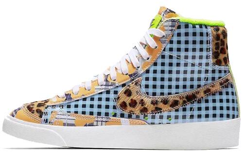 Кроссовки Nike Blaze Mid, голубой/оранжевый