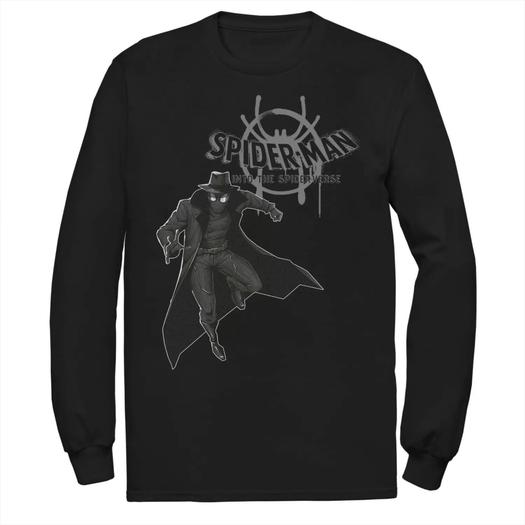 Мужской свитшот с логотипом Marvel Spider-Man Spiderverse Noir Licensed Character