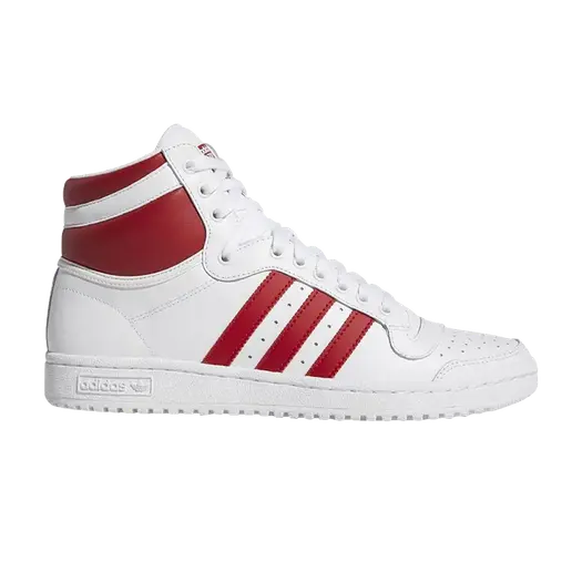 Кроссовки Adidas Top Ten Hi 'White Scarlet', белый