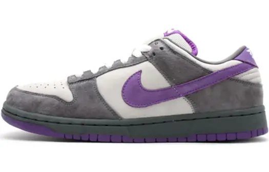 Кроссовки Nike Sb Dunk Low, серый/фиолетовый