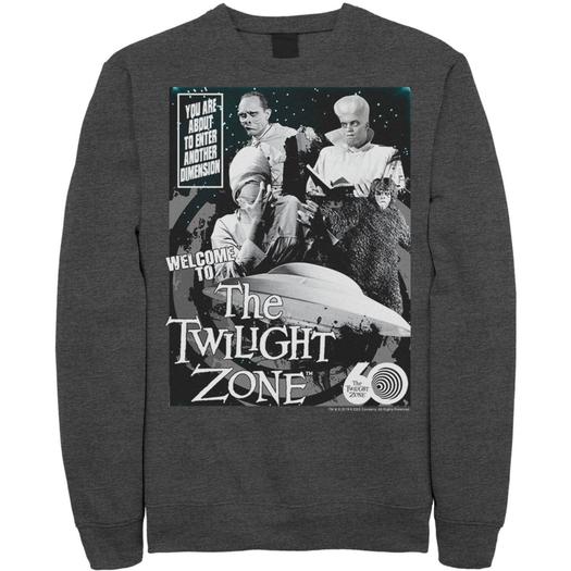 Мужской свитшот CBS The Twilight Zone Comic 60th Licensed Character