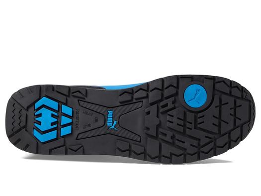 Кроссовки PUMA Safety Levity Knit Low ASTM EH, черный/синий