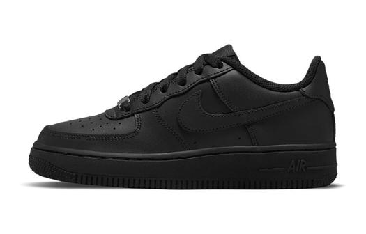 Кроссовки Nike Air Force 1 Low Black, низкий профиль, черные