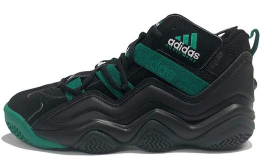 Кроссовки Adidas Originals Top Ten Vintage Basketball, черный/темно-зеленый