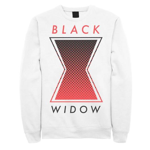 Мужской свитшот с градиентным логотипом Black Widow Marvel