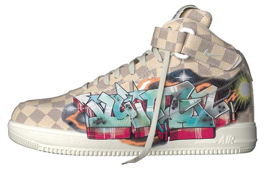 Кроссовки Louis Vuitton Air Force 1 Mid Unisex, мультиколор