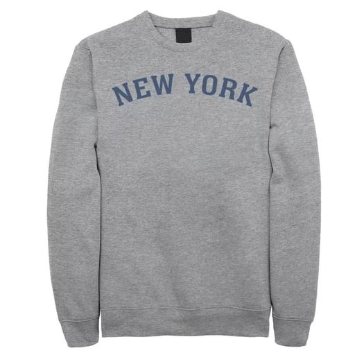 Мужской свитшот с типографским узором City Of New York Collegiate Licensed Character