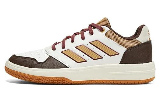 Кроссовки Adidas Gametalker Винтажные Basketball Male, белый/коричневый/черный
