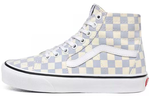 Кроссовки Sk8 Vans-Hi Tapered 'Checkerboard - Zen Blue'
