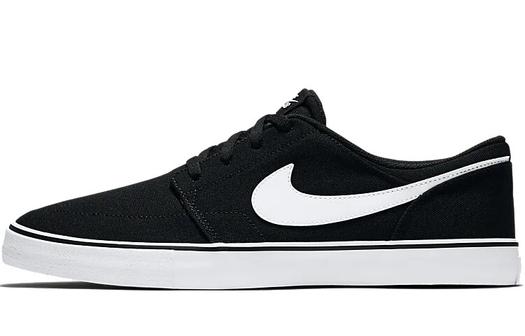 Кроссовки Nike SB Solarsoft Portmore 2, черный/белый