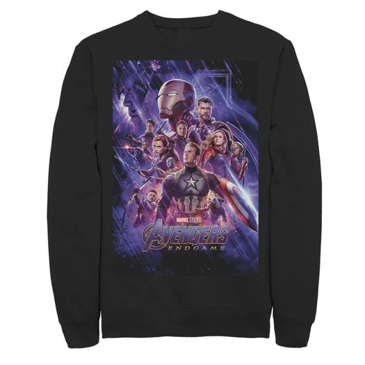 Мужской свитшот с плакатом «Мстители: Финал», космическая группа, Marvel Studios Licensed Character
