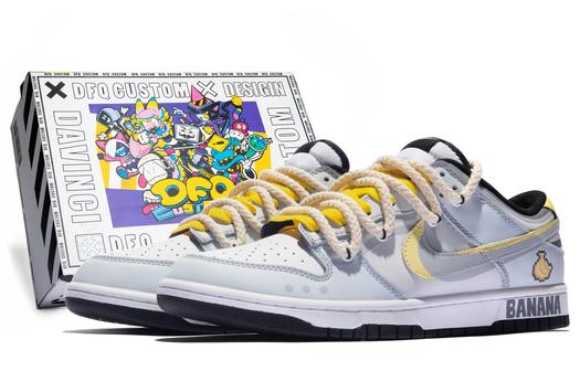 Мужские кроссовки для скейтбординга Nike Dunk Low, белый