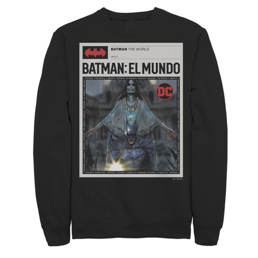 Мужской свитшот с плакатом Batman The World Mexicao News Licensed Character