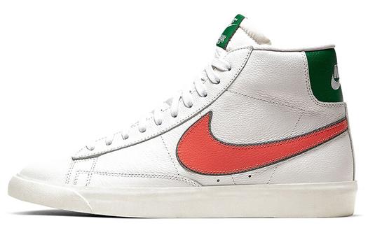 Кроссовки Nike Blazer Mid Stranger, белый/оранжевый