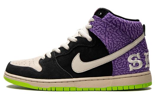 Кроссовки Nike Dunk High Send Help 2, черный/фиолетовый