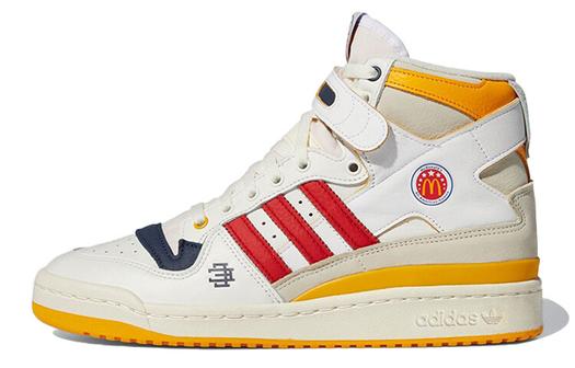 Кроссовки Adidas Originals Forum Skateboarding Unisex H02575, белый/красный/желтый