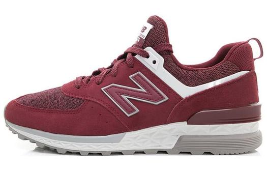 Кроссовки New Balance 574 Sport, бордовые