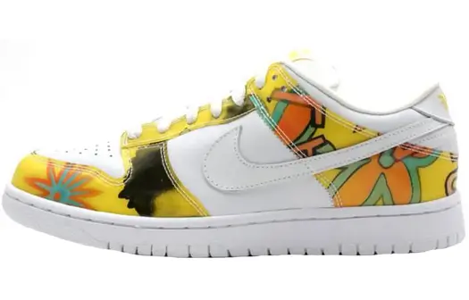 Кроссовки Nike Sb Dunk Low De La Soul 2005, белый/желтый