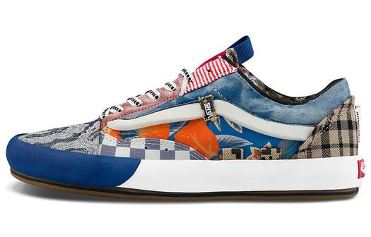Кроссовки Vans Old Skool Cap Blue/Multicolor
