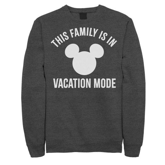 Мужской свитшот Disney Park Family Is In Vacation Mode Licensed Character