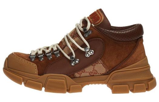 Кроссовки мужские Gucci Flashtrek Lifestyle, низкие, бежевые