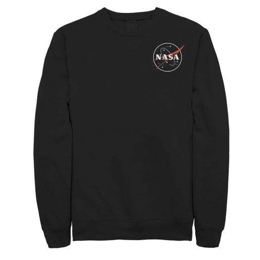 Мужской свитшот NASA Outline Logo Red Streak Licensed Character