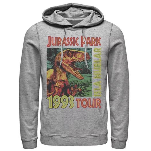 Мужской пуловер с капюшоном и плакатом к Парку Юрского периода Isla Nublar 1993 года Licensed Character