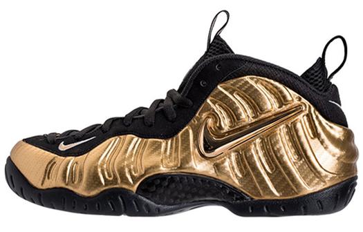 Кроссовки Nike Air Foamposite Pro Metallic Gold
