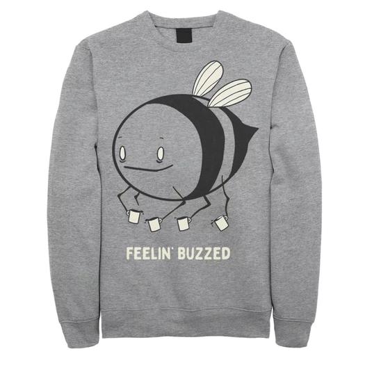 Мужской флисовый пуловер Feelin' Buzzed Coffee Bee Licensed Character